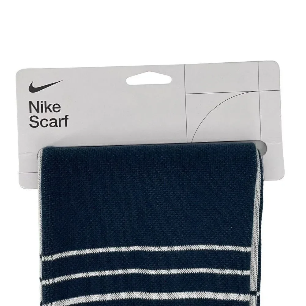 Nike USA Local Verbiage Scarf USMS‎ Knit Fringe Blue White Unisex One Size
